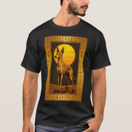 Pharaoh Hound Ancient Egyptian Kung Porträtt T Shirt