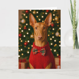 Pharaoh Hound Holiday Card Helgkort