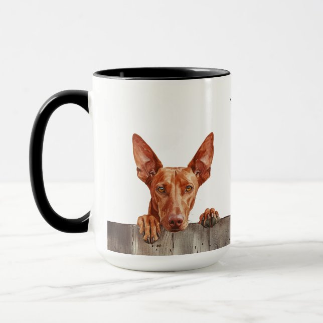 Pharaoh Hound Hund Mugg (Vänster)