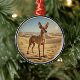 Pharaoh Hound Julgransprydnad Metall