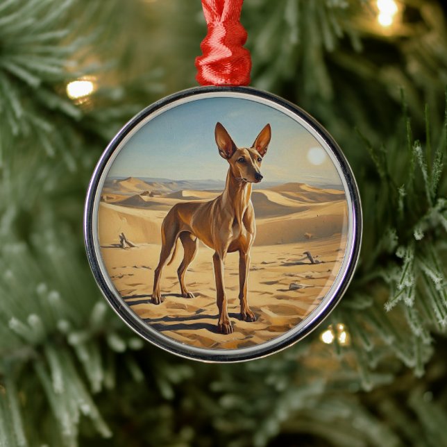 Pharaoh Hound Julgransprydnad Metall (Träd)