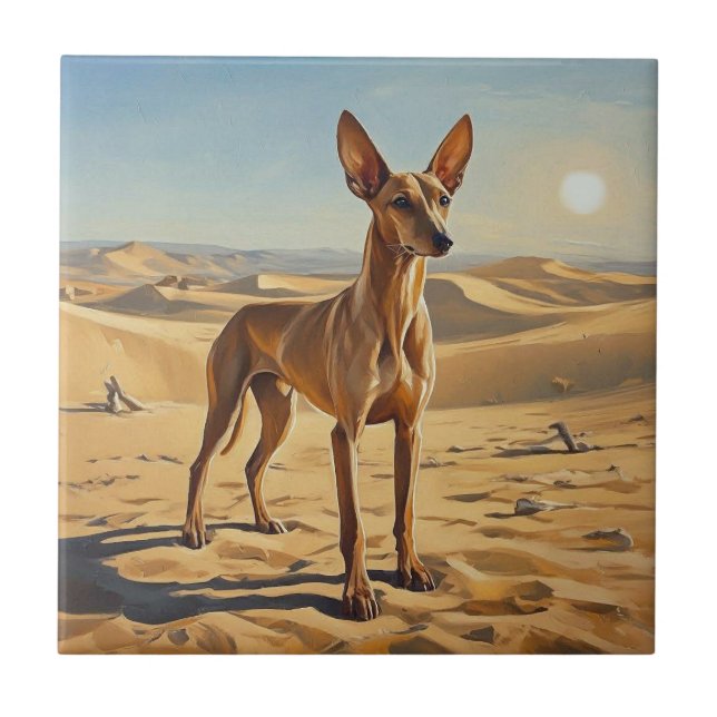 Pharaoh Hound Kakelplatta (Framsidan)