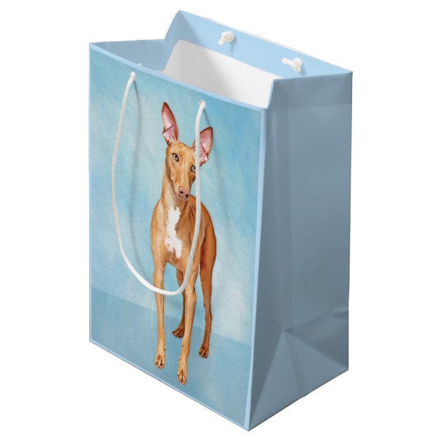 Pharaoh Hound Painting - Cute Original Hund Art (Framsidan Vinklad)