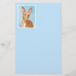 Pharaoh Hound Painting - Cute Original Hund Art Brevpapper