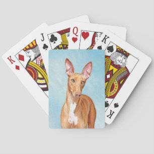 Pharaoh Hound Painting - Cute Original Hund Art Casinokort