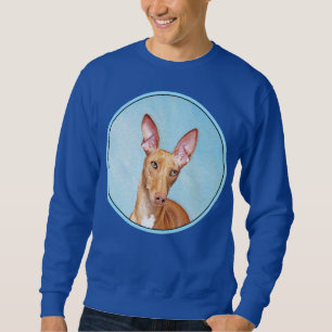 Pharaoh Hound Painting - Cute Original Hund Art Lång Ärmad Tröja
