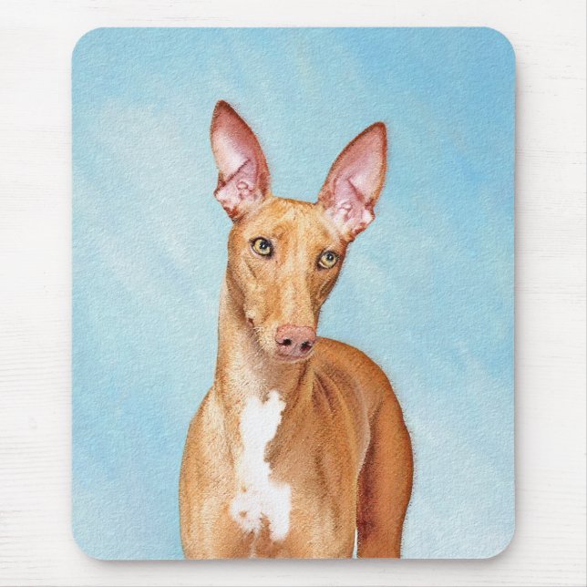 Pharaoh Hound Painting - Cute Original Hund Art Musmatta (Framsidan)
