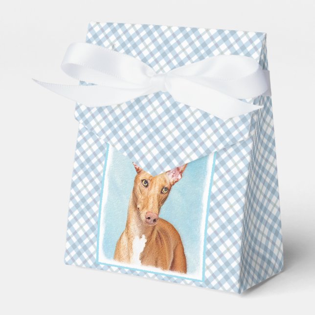 Pharaoh Hound Painting - Cute Original Hund Art Presentaskar (Framsidan Sidan)