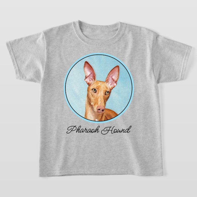 Pharaoh Hound Painting - Cute Original Hund Art T Shirt (Laydown)