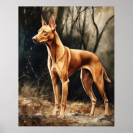 Pharaoh Hund Art-utskrift Poster