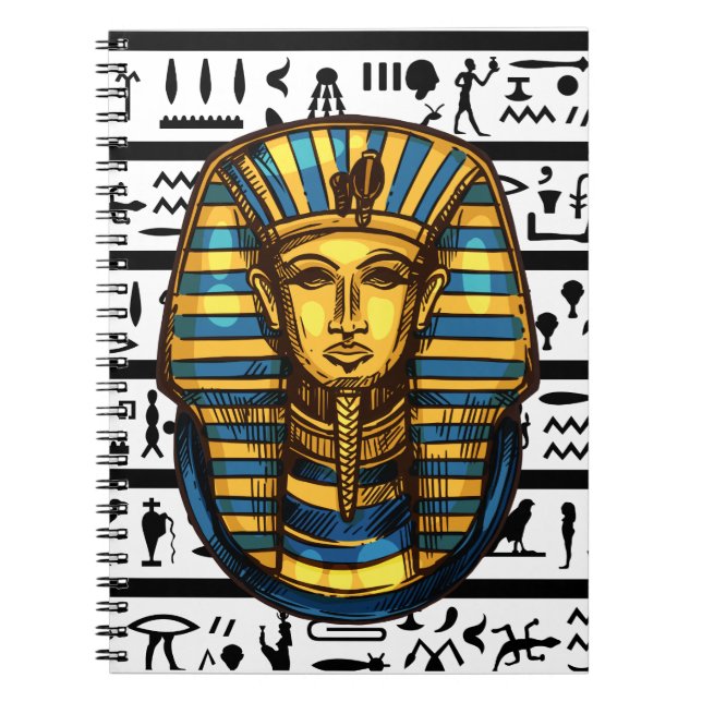 Pharaoh of Egypt Notebook / Caderno Faraó do Egito Anteckningsbok (Framsidan)