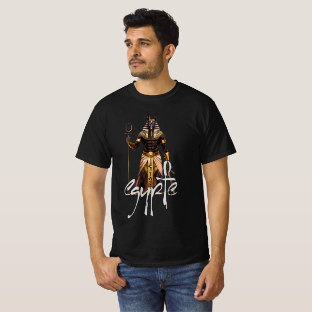 Pharaoh of Egypt – Power & Pride Design T Shirt (Hel framsida)