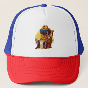 Pharaoh Pug - Hund för antikens Egypten Keps