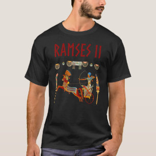 Pharaoh Ramses Ii Chariot Ancient Egypten T Shirt