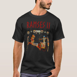 Pharaoh Ramses Ii Chariot Ancient Egypten T Shirt