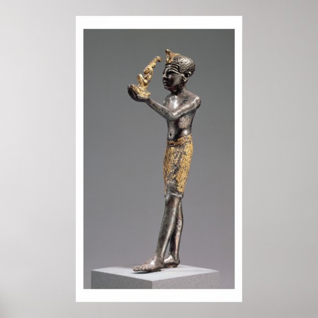 Pharaoh skapar ett erbjudande inför gudinna Maat Poster (Framsidan)