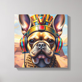 PHARAOH TUT-FRENCH BULLDOG 3 CANVASTRYCK