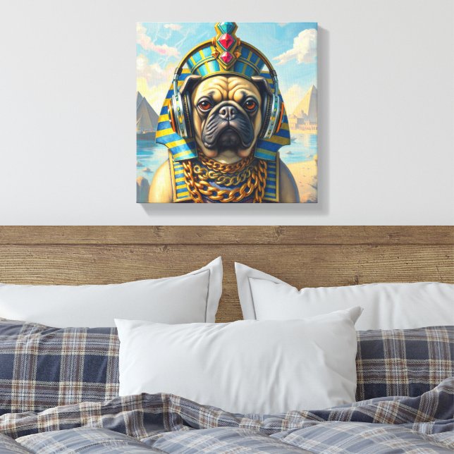 PHARAOH TUT-PUG 2 CANVASTRYCK (Insitu (sovrum))