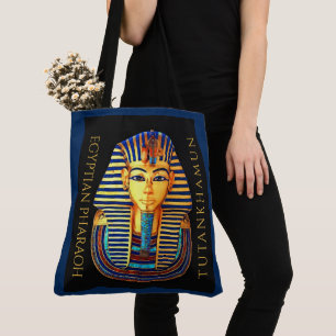 Pharaoh Tutankhamun Fine Art Fabric Bag Tygkasse