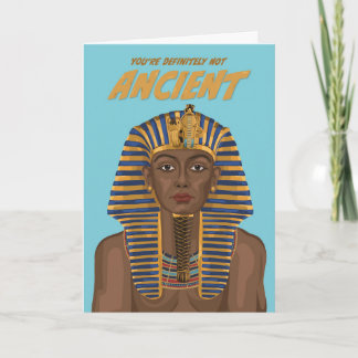 Pharaoh Tutankhamun Not Ancient Birthday Kort