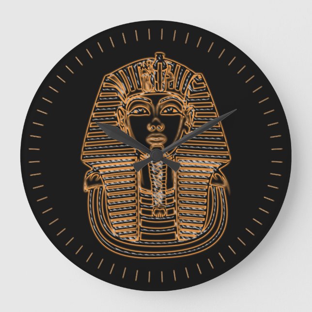 Pharaoh Wall Clock Stor Klocka (Framsida)