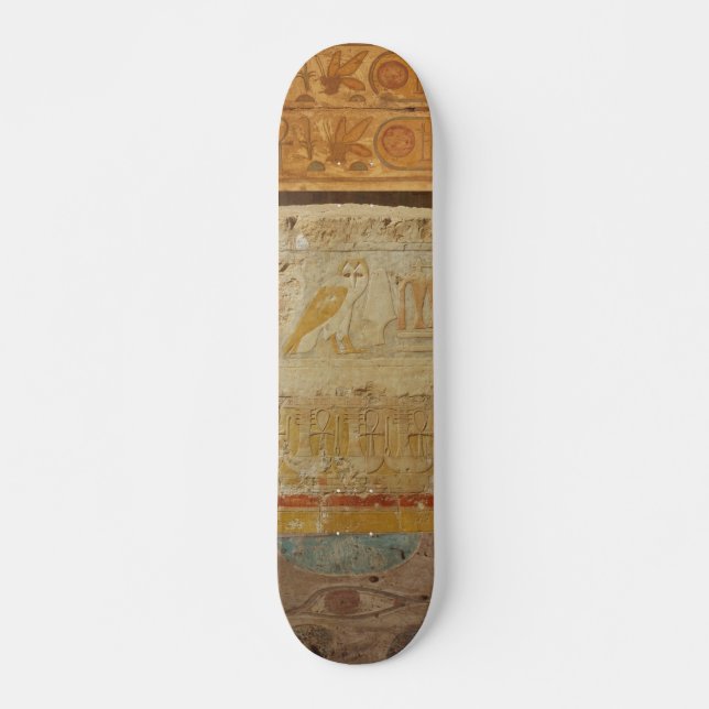 Pharaohnic Hieroglyphics KARNAK TEMPLE Skateboard Bräda 19,5 Cm (Framsida)