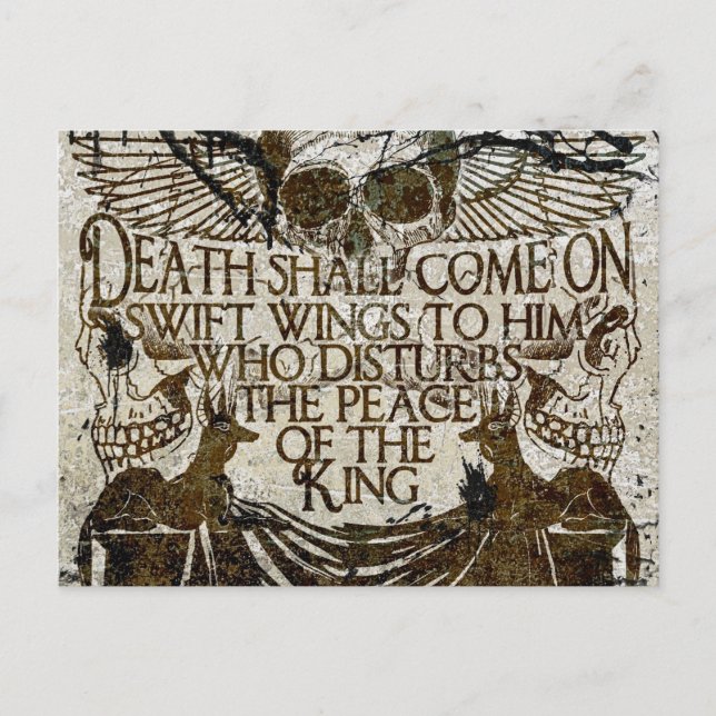 Pharaoh's Curse Vykort (Framsida)