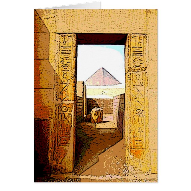 Pharaohs dörr - kort (Framsidan)