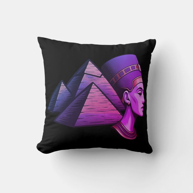 Pharaoh's Dream Pillow - Egyptian Thmet Cushion Kudde (Framsida)
