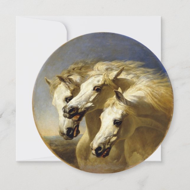 Pharaoh's Horses 1848 JF-sill, Sr Hi-Def Card (Framsida)