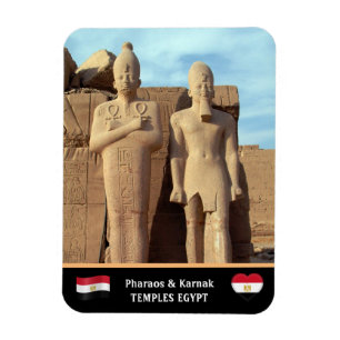 Pharaohs, Karnak Temple /Ancient Egypten Magnet