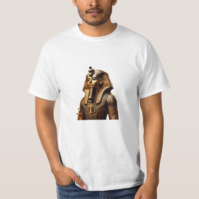 👑 Pharaoh's Legacy - Ancient Egypten T-shirt 🏺 (Framsida)