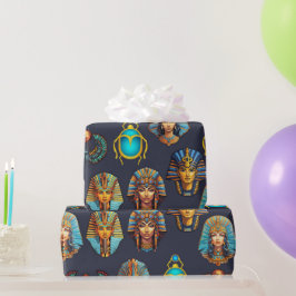 "Pharaoh's Legacy: Antique Egyptian Mönster Presentpapper