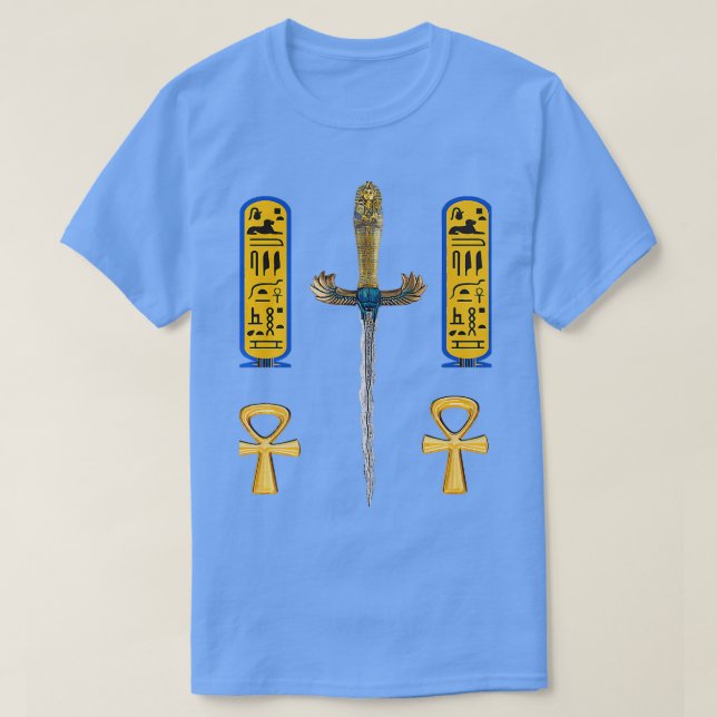 Pharaonic knivar Egyptian Hieroglyphic Brev Symb T Shirt (Design framsida)