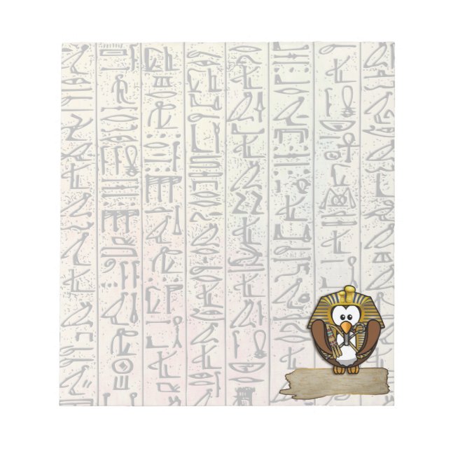 Pharaowls papp anteckningsblock (Framsida)