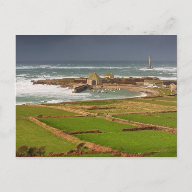 Phare de La Hague Manche Frankrike Vykort (Framsida)