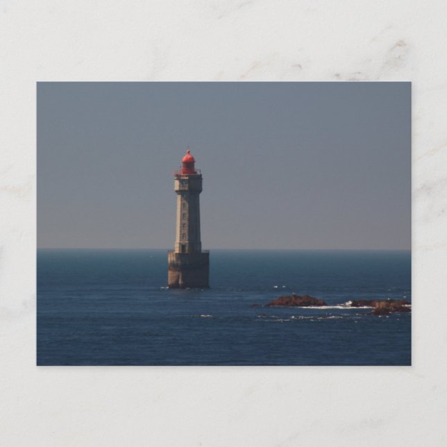 Phare de la Jument Finistère Frankrike Vykort (Framsida)