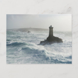 Phare de la vieille Finistère Frankrike Vykort