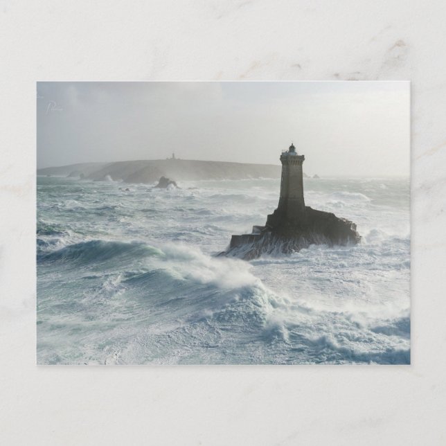 Phare de la vieille Finistère Frankrike Vykort (Framsida)