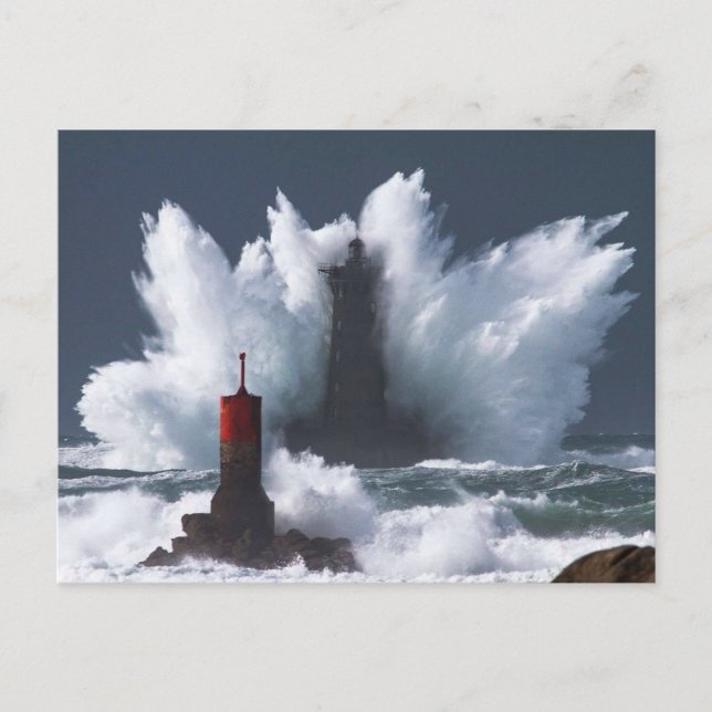 Phare du Four - Finistère - Frankrike Vykort (Framsida)