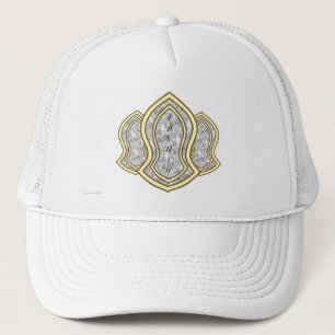 Pharens sandal (Vita) Marble & Guld Truckerkeps