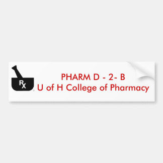 PHARM D - 2 - B U av H-högskolan… Bildekal