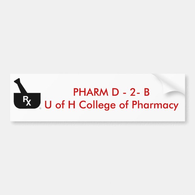 PHARM D - 2 - B U av H-högskolan… Bildekal (Framsidan)