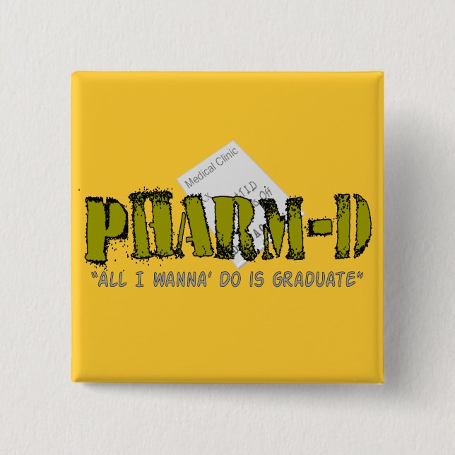 Pharm-D (apotekstudent) gåvor Knapp (Framsida)