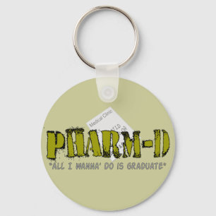 Pharm-D (apotekstudent) gåvor Nyckelring