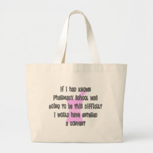 Pharm-D (Pharmacy Student_ Gifts) Jumbo Tygkasse