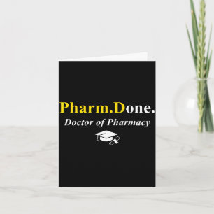 Pharm.klar. klar doktor i farmaci pharmd kort