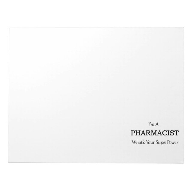 PHARMACIST ANTECKNINGSBLOCK (Framsida)