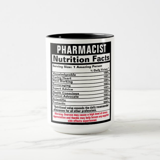 Pharmacist Funny Gift Mugg (Center)