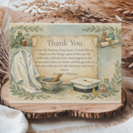 Pharmacist Graduation Celebration Tack Kort